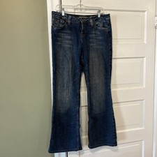 Vtg Paris Blues Jeans Womens Blue Denim Size 11 33x30 LS