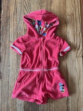 Disney Minnie Mouse Girls Swim Romper Cover Up Size 4t