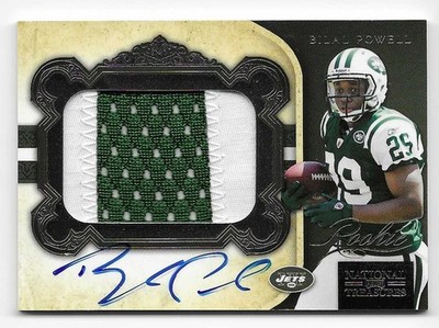 BILAL POWELL 2011 NFL National Treasures RPA RC AUTO PATCH #75/99 Rookie #321