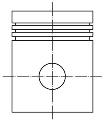 MAHLE 014 21 02 Piston Fits Ford Consul Coupe Turnier Cortina MK5 Sierra MK1