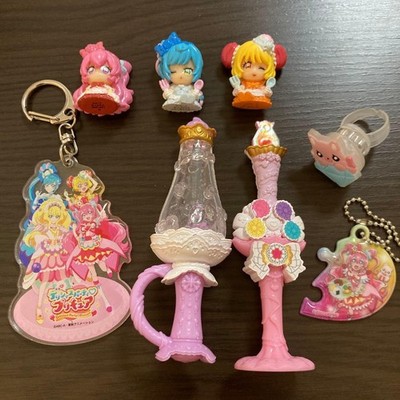 Bandai Delicious Party Precure Figure Set 8 Item Lot Authentic Collectibles
