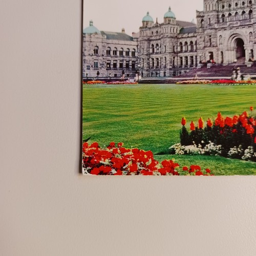 Parliament Buildings Victoria British Columbia Posted 1985 Postcard - Picture 4 of 9