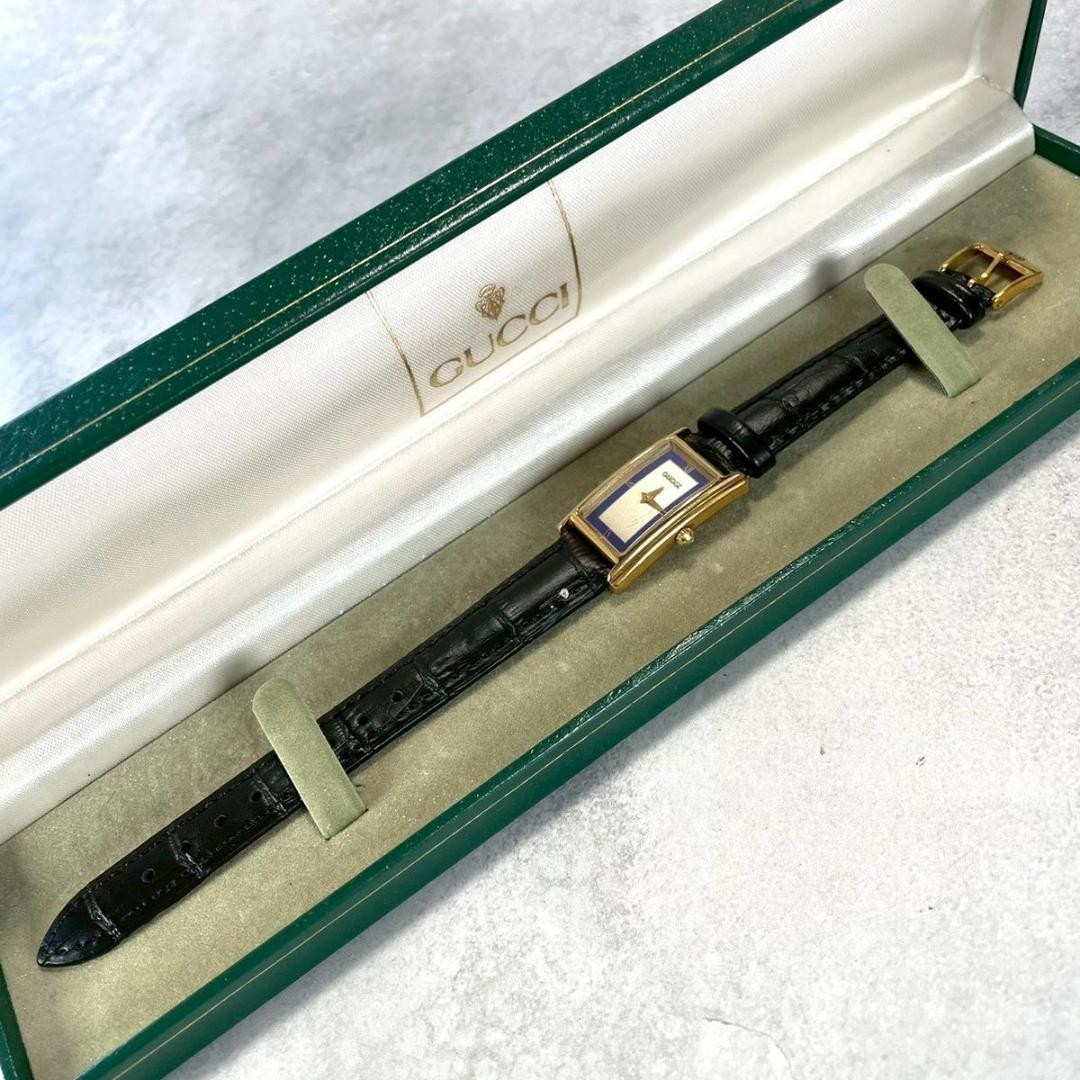 Gucci 2600L Roman Rectangular Watch Stainless Ste… - image 2