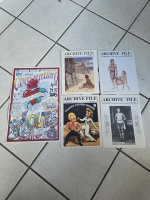00s Tattoo History Lot 4 Issues Archive File Magazine & Tattoo Convention Poster