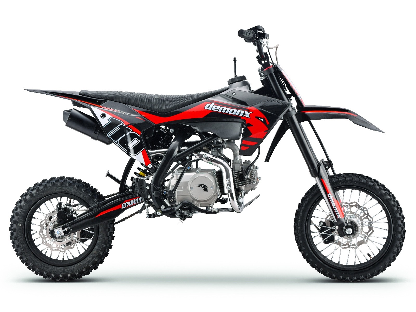 110cc DEMON X DXR110 Semi Auto PitBike Stomp petrol Motocross Pit Bike 14/12