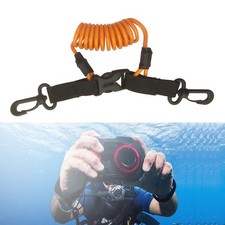 Scuba Diving Lanyard with Clips, Quick Release Buckle for Water Sports