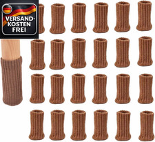 Gestrickte Stuhlbeinsocken 24 St&uuml;ck rutschfest M&ouml;belpflegeset f&uuml;r Kratzschutz