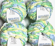 4 50gr Skein 396yd Filatura di Crosa BABY BON BON x-Soft Nyl "Flowers" Blky Yarn