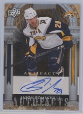 2009-10 Upper Deck Artifacts Autofacts Jason Pominville Auto Buffalo Sabres