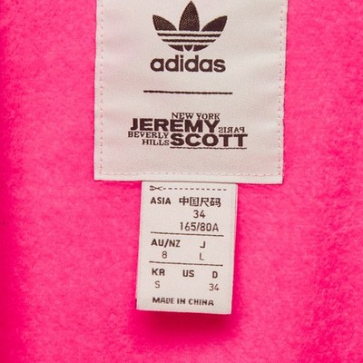  x Jeremy Scott ピンクジャージ Sサイズ Adidas x Jeremy Scott Pink Velvet Tracksuit S | eBay