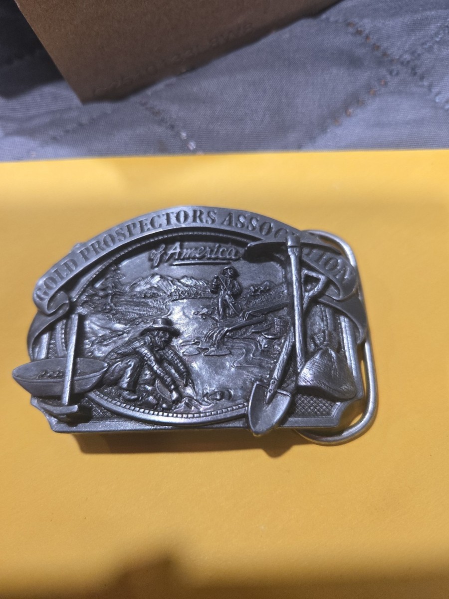 Vintage GPAA Gold Prospectors Association Belt Buckle Limited Edition 6923/10000 View 3