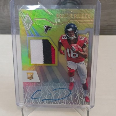 Panini Phoenix 2018 Calvin Ridley RPS Rookie Auto Jersey Yellow #RJA-CR /35