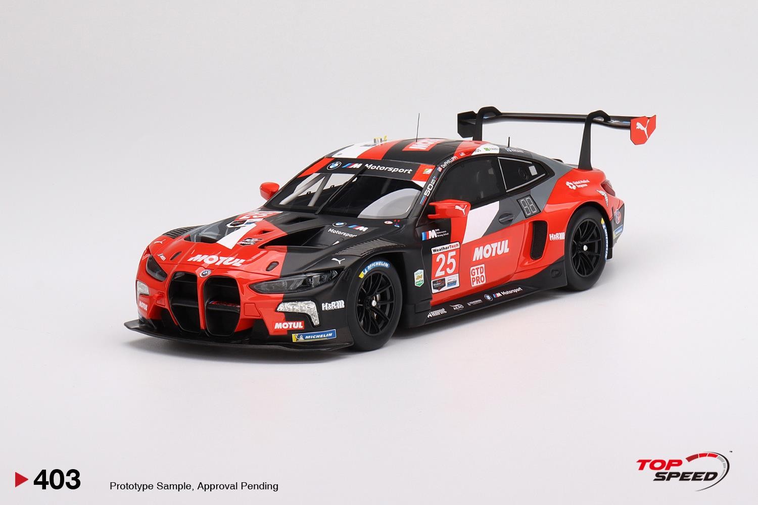 BMW M4 GT3 #25 BMW Team RLL 2022 IMSA Daytona 24Hr 1:18 Scale TSM TS0403