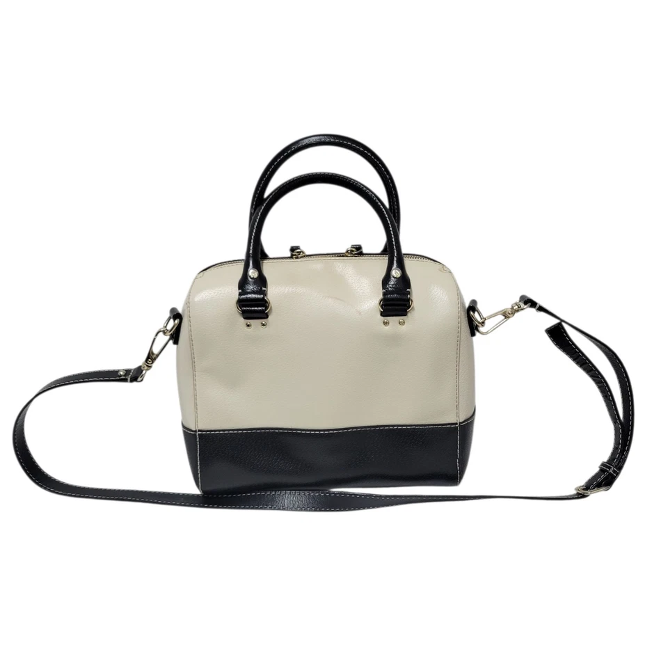 Bolso de mano bandolera/cartera KATE SPADE Berkele Lane Rachelle blanco marfil/negro Foto 4 de 4