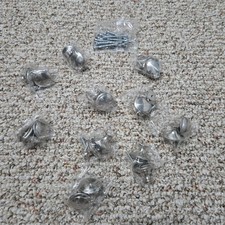 Brushed Nickel Cabinet Knobs 20 Pieces