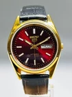 Rare Vintage Refurbished Seiko 5 Automatic Day/Date Japan Men's Wrist Watch