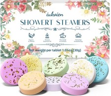 8 Pack Shower Steamers Aromatherapy - Essential Oil SPA Tablets - Relaxation Gif