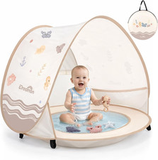 Baby Beach Tent with Pool Pop up Shelter UV Protection for Infant, Foldable K
