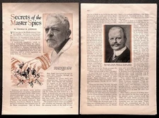 WWI Hindu–German Conspiracy 1932 Exposé “Secrets of the Master Spies” pictorial