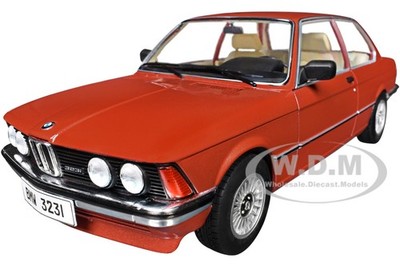 1980 BMW 323I RUBY RED 1/18 DIECAST MODEL CAR BY SOLIDO S1812802