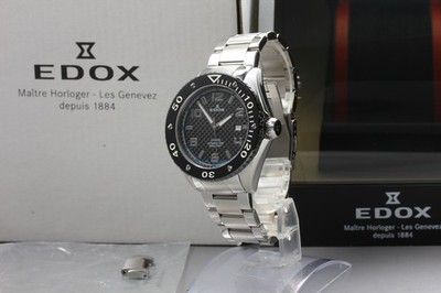 [N MINT w/ BOX] EDOX Class-1 80079 Automatic Date 300m 45mm Men's Swiss Watch