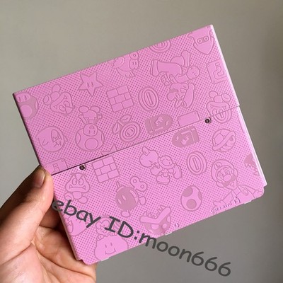 Rare Pink Mario Themed Replacement Faceplate & Back Cover for