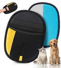 Pet Hair Removal Glove for Dogs Cats - Upgraded Reusable Electrostatic Pet ...