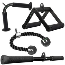 Cable Machine Attachment Set LAT Pulldown Attachments Weight Machine Accessor...