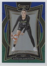 2025 Select WNBA Concourse Green & Blue Prizm /349 Katie Lou Samuelson #53 1ce5
