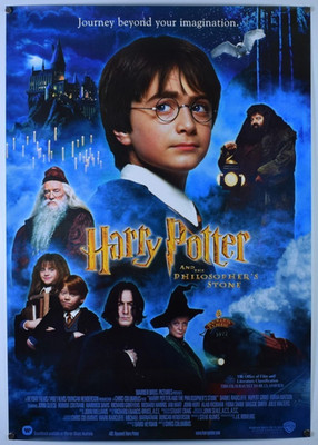 Harry Potter and the Philosopher s Stone Movie Poster Fantasy Wall Art
