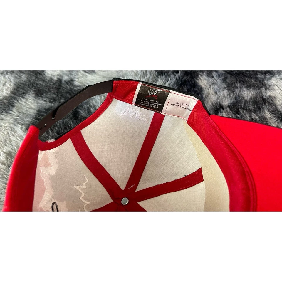 Vintage WWF The Rock "Know Your Role" Snapback Hat 1999 NWT Deadstock - Image 4 of 4
