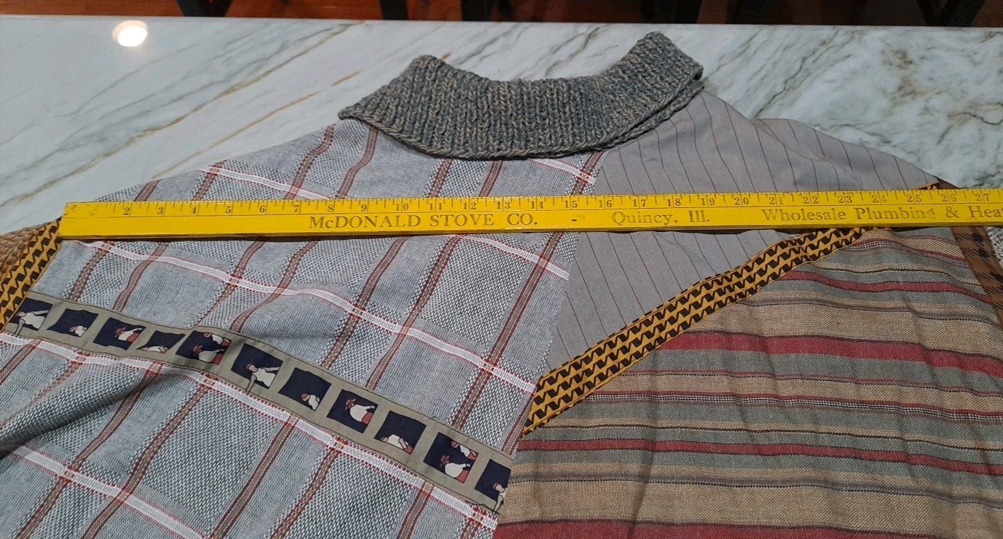 Vintage Canvasbacks M Pullover Patchwork Sweater … - image 11