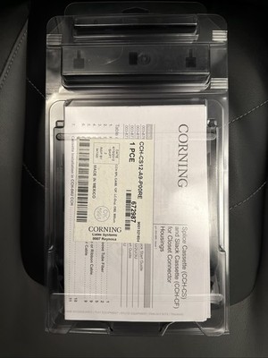 Corning CCH-CS12-A9-P00RE CCH Splice Cassette 24 Fiber LC Duplex OS2 20-5