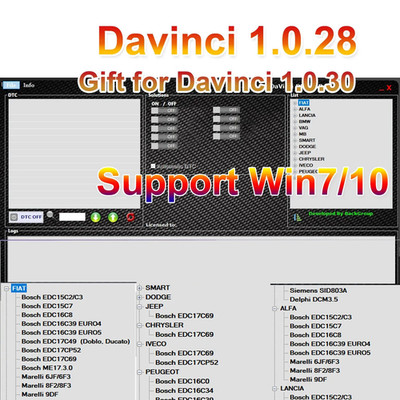 Davinci 1.0.28 Software, Reparaturdiagnose, unendliche Nutzung aktivieren, arbeiten an