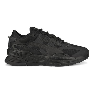 PUMA Extent Nitro Mono Lace Up  Mens Black Sneakers Casual Shoes 38749802