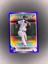 2022 Topps Chrome Update - Anderson Severino #USC22 Purple Refractor Rookie