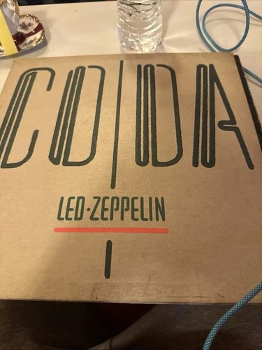 Led Zeppelin Coda Vintage Vinyl 1982  7-90051-1 Columbia house issue