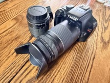 Canon EOS Rebel T3 Digital camera With Two Lenses