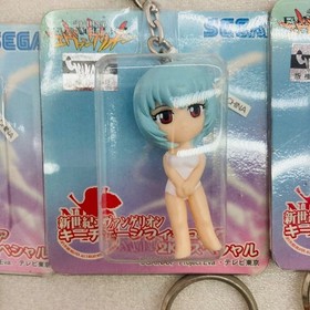Neon Genesis Evangelion 2K2 Special Keychain Figure Set 10pcs SEGA New