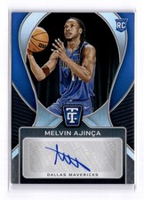 2024-25 Panini Totally Certified Melvin Ajinca RC Auto #TCS-MEL Mavericks