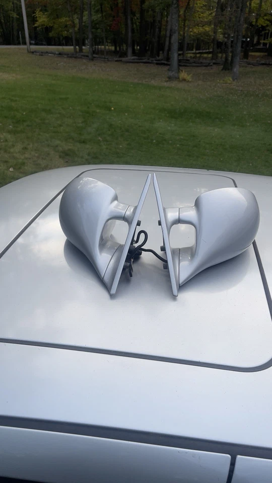 ESPEJOS LATERALES CONVERTIBLES BMW E36 CUPÉ 95-99 PLATA ÁRTICA CONDUCTOR Y PASAJERO Foto 2 de 4