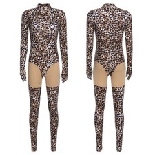 Women Bodysuit Training Jumpsuit Cocktail Unitards Nightclub Leotard Bodycon