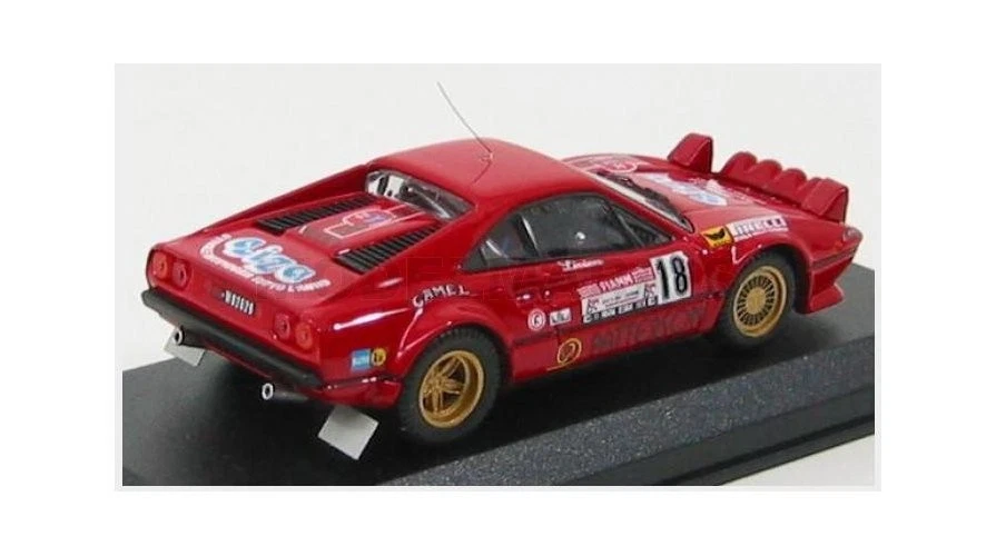 BEST-MODEL 9321 FERRARI - 308 GTB GR4 RALLY D'ELBA 1978 LIVIERO - PENARIOL - RED - Immagine 2 di 2