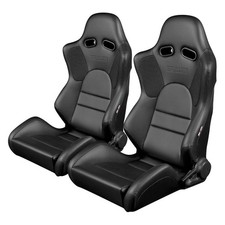 Braum Brr2-bkbk Advan Series Seats Black Leatherette W Carbon Fiber Insert Braum Brr2-bkbk Advan Series Seats Black Leatherette W Carbon Fiber Insert