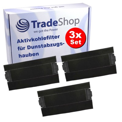 3x Aktivkohle-Filter für Bosch DHI755F DHI665VX/01 DHI685S DHI665V DWZKB2E