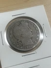 1906 Barber 50c Half Dollar 90% (.900) Silver Coin Circulated Business Strike