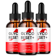 (3 Pack) Glyco Reset Drops Advanced Blood Sup...
