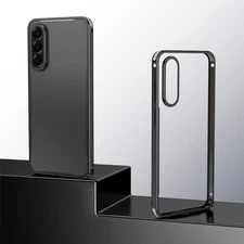 For Samsung Galaxy S25 Ultra S24 A56 Aluminum Metal Bumper Frame Case/