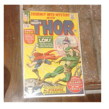 Journey into Mystery #108 FN- 5.5 from 1964! Marvel Thor F fine unrestored C145