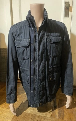 ESPRIT DEAN WINCHESTER SUPERNATURAL INSPIRED JACKET BLACK BLUE M TUCK AWAY HOOD image 3